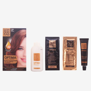 Llongueras Optima Permanent Farba do włosów bez amoniaku 7.24 Almond Blond
