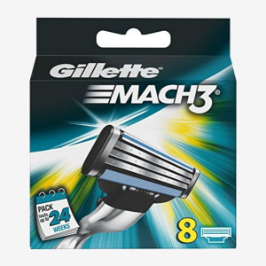 Gillette Mach 3 nożyczki do golenia 8 sztuk
