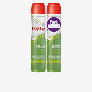 Byly Organic Extra Fresh Dezodorant w sprayu 2x200ml