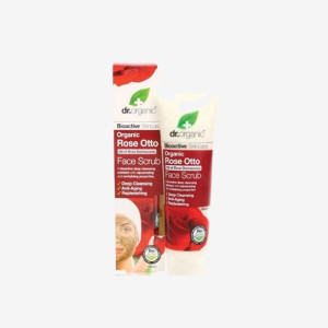 Dr Organic Rose Otto Scrub do twarzy 125ml