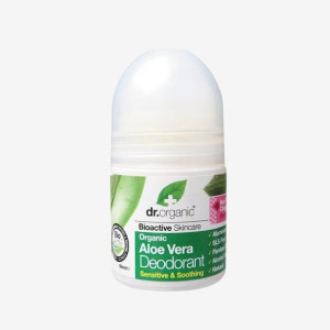 Dr.Organic, dezodorant w kulce z aloesem, 50 ml