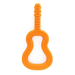 Gryzak Logopedyczny Terapeutyczny Gitara Pomarańczowy Twardy