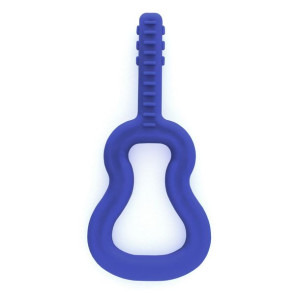Gryzak Logopedyczny Terapeutyczny Gitara Granatowy Bardzo Miękki