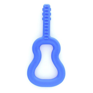 Gryzak Logopedyczny Terapeutyczny Gitara Niebieski Twardy