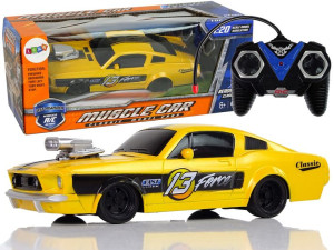 Żółte Zdalnie Sterowane Auto Sportowe 1:20 Pilot