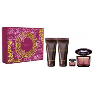 Versace Crystal Noir zestaw woda toaletowa spray 90ml + woda toaletowa spra