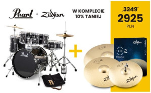 Pearl Roadshow Studio 20" + talerze Zildjan Planet Z PROMO