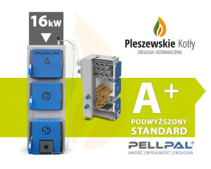 Kotły KOCIOŁ co na drewno 16kW 5 klasa DOTACJA 160m2 A+