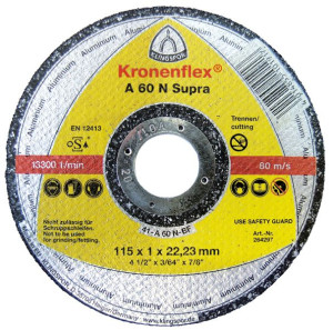 Tarcza Do Cięcia Aluminium Klingspor A 60 N Supra 125 X 1,0 X 22