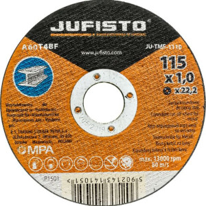 Tarcza Do Cięcia Metalu Jufisto Płaska 41 / 115 X 1,0mm X 22,2