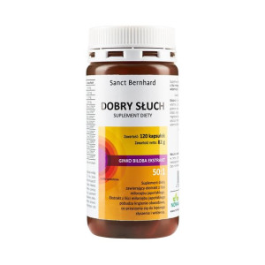 Sanct Bernhard Dobry Słuch ginkgo biloba (120 kaps.)