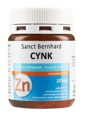 Sanct Bernhard Cynk glukonian (210 tabl.)