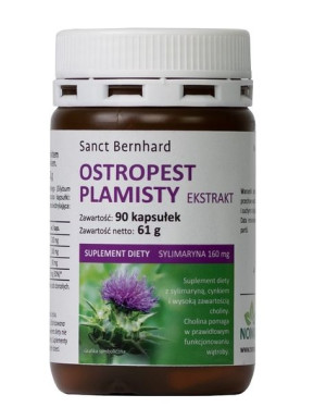 Sanct Bernhard Ostropest Plamisty (90 kaps.)