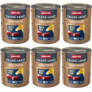 ANIMONDA GranCarno Single Protein Supreme z Koniną 6x800g