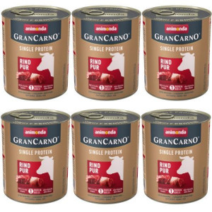 ANIMONDA GranCarno Single Protein z Wołowiną 6x800g