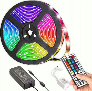 ZESTAW Taśma LED RGB+W 5050 pilot+sterownik