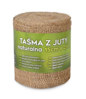 Naturalna Taśma Z Juty 15 Cm X 25 M