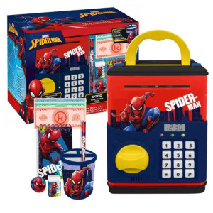 Cyfrowa skarbonka elektroniczna SPIDER-MAN + akcesoria KIDS