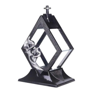 Niepowtarzalny Znicz DIAMENT Czarny Duży 35cm Kalia