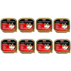 Animonda Vom Feinsten Cat Senior z wołowiną 8x100g
