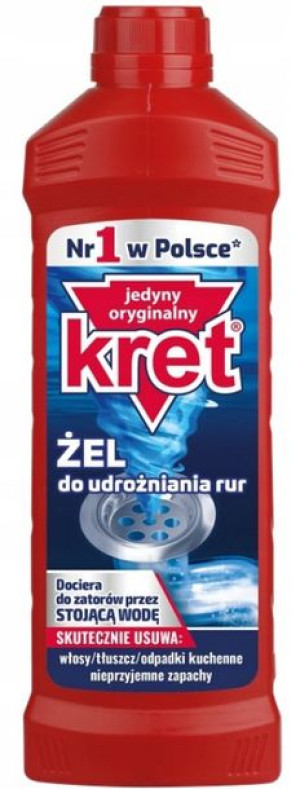 Kret Żel Do Udrażniania Rur 500ML