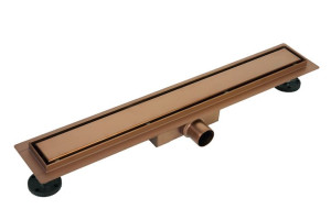 Balneo Odpływ liniowy pod płytkę DUPLEX NEXT COPPER Miedziany 70 cm