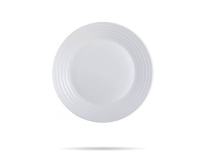 Talerz płytki 25 cm biały HARENA LUMINARC