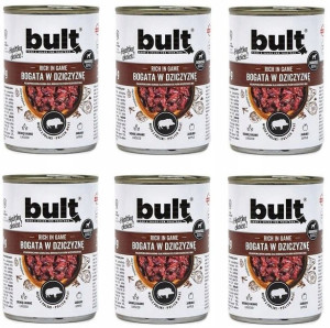 BULT Puszka Bogata w Dziczyznę 6x400g