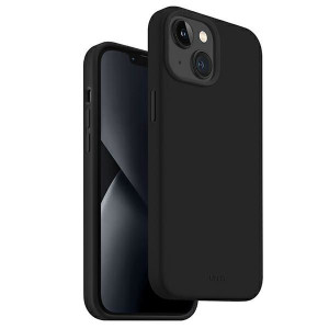 Etui UNIQ Lino Apple iPhone 14 czarny/midnight black