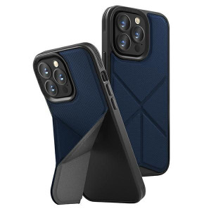 Etui UNIQ Transforma Apple iPhone 14 Pro Max Magclick Charging niebieski/el