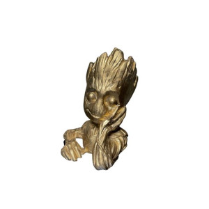 Doniczka na kwiaty GROOT 15x11,5 złoty mat