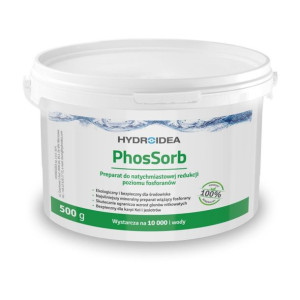 Hydroidea PhosSorb Wiązanie Fosforanów Usuwanie Glonów 500g