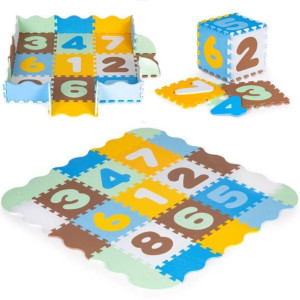 Mata piankowa z pandą kojec puzzle podkład dla dzieci