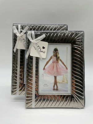 Ramka Anchor 15x10 cm metalowa/glamour