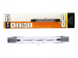 Żarówka Halogenowa Liniowa J 78mm 100w Anlux