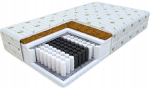 Materac 80x200 kokos pocket PALOMA Aloevera 22cm