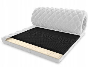 Topper nawierzchniowy 120x200 Pianka HR Lateks 7cm