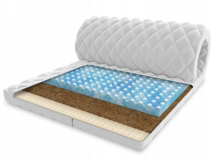 Materac masujący 100x200 kokos lateks Topper 7cm
