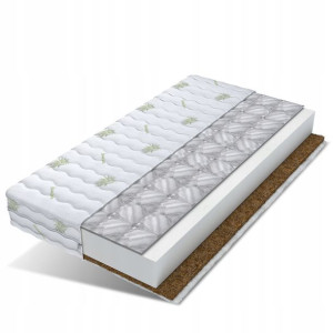 Materac 120x70 gryka pianka kokos BIANKA Aloevera
