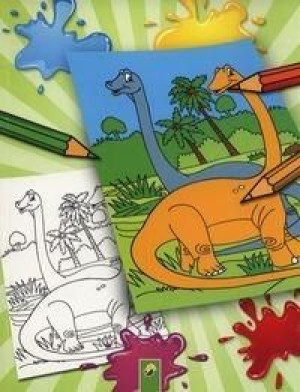 Kolorowanka Dinozaury praca zbiorowa
