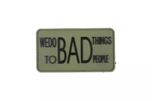 Naszywka 3D - We do bad things