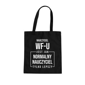 Nauczyciel wf-u torba na prezent dla nauczyciela dzień nauczyciela