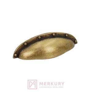 Uchwyt meblowy ASHEMA C-192, stare złoto, 64mm