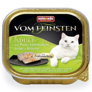 Animonda Vom Feinsten Cat z Indykiem, Kurczakiem i Ziołami 100g