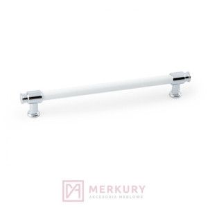 Uchwyt Meblowy Reling Galium Chrom Biały 160/190