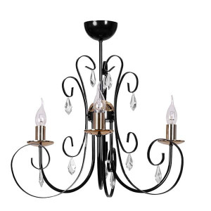 Lampa Sufitowa  Emibig 3Xe14 40W Foreman 3 Black 272/3