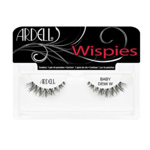 Ardell, Wispies, sztuczne rzęsy Baby Demi W Black, 1 para