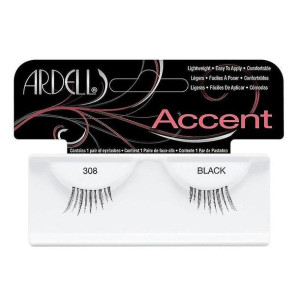 Ardell, Accent, sztuczne rzęsy 308 Black, 1 para