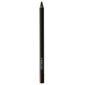 Gosh, Velvet Touch Eyeliner, wodoodporna kredka do oczu Truly Brown, 1,2 g