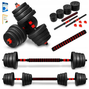 Zestaw Sztanga Hantle Regulowane 2x15kg + Gryfy